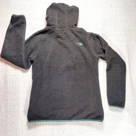 The North Face Women's Japan fleece Sweater Hoodie size Medium Seafoam Green - Picture 2 of 8
